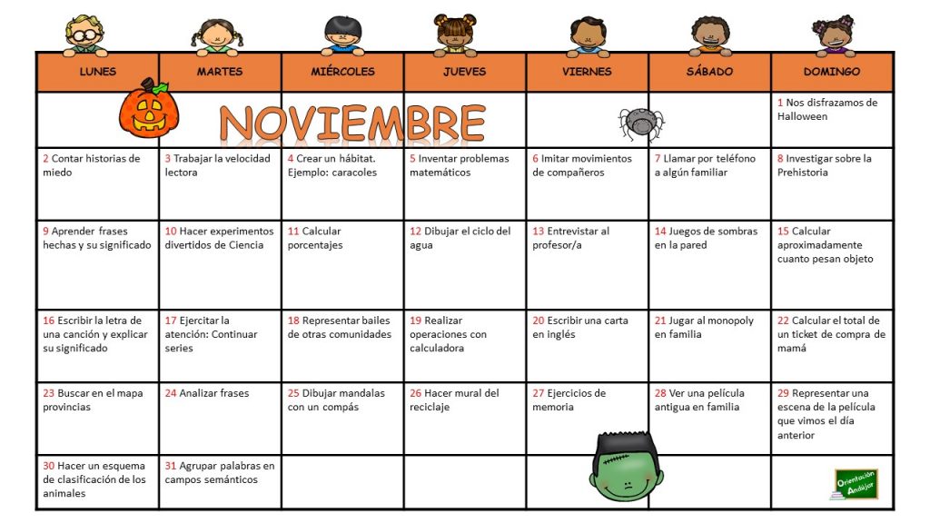 Si nos seguís, ya sabéis que todos los meses subimos un calendario con numerosas actividades para trabajar las diferentes Inteligencias Múltiples tanto en el aula como en casa. Aquí os […]