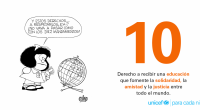 10 derechos fundamentales de los niños, por Quino A 30 años de la Convención sobre los Derechos del Niño El niño disfrutará de todos los derechos enunciados en esta Declaración. […]