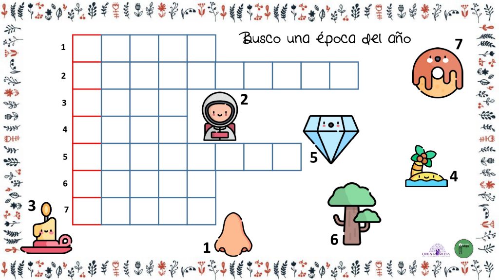 FANTÁSTICOS CRUCIGRAMAS PARA TRABAJAR LA ESCRITURA Y EL VOCABULARIO Crucigramas. Hola! Os dejamos para descargar un bonito PDF en el que encontraréis divertidos crucigramas para trabajar el vocabulario y la escritura en lxs  más pequeñxs.
