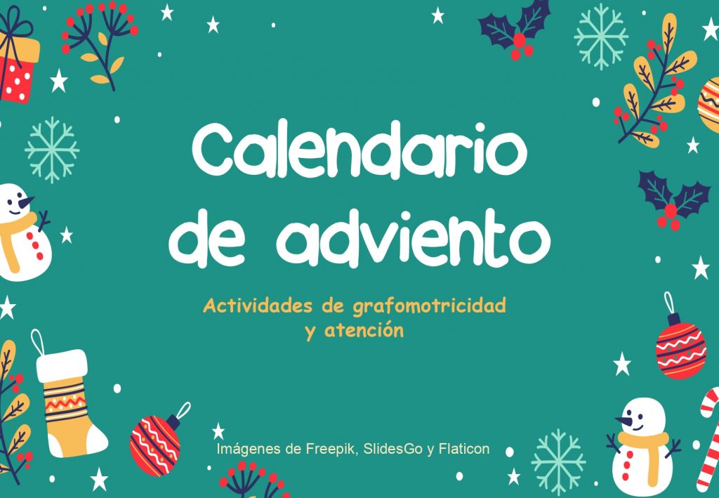 Con este calendario de adviento proponemos una actividad para cada día con el objetivo de potenciar la atención, mejorar las habilidades grafomotoras y repasar el vocabulario navideño. Incluye los imprimibles para […]