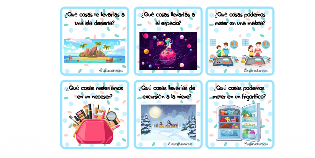 Os enseño una actividad que he hecho para trabajar la expresión oral esta semana en el aula, para favorecer la evocación, ampliar vocabulario, asociar conceptos, desarrollar la imaginación, entre otros […]