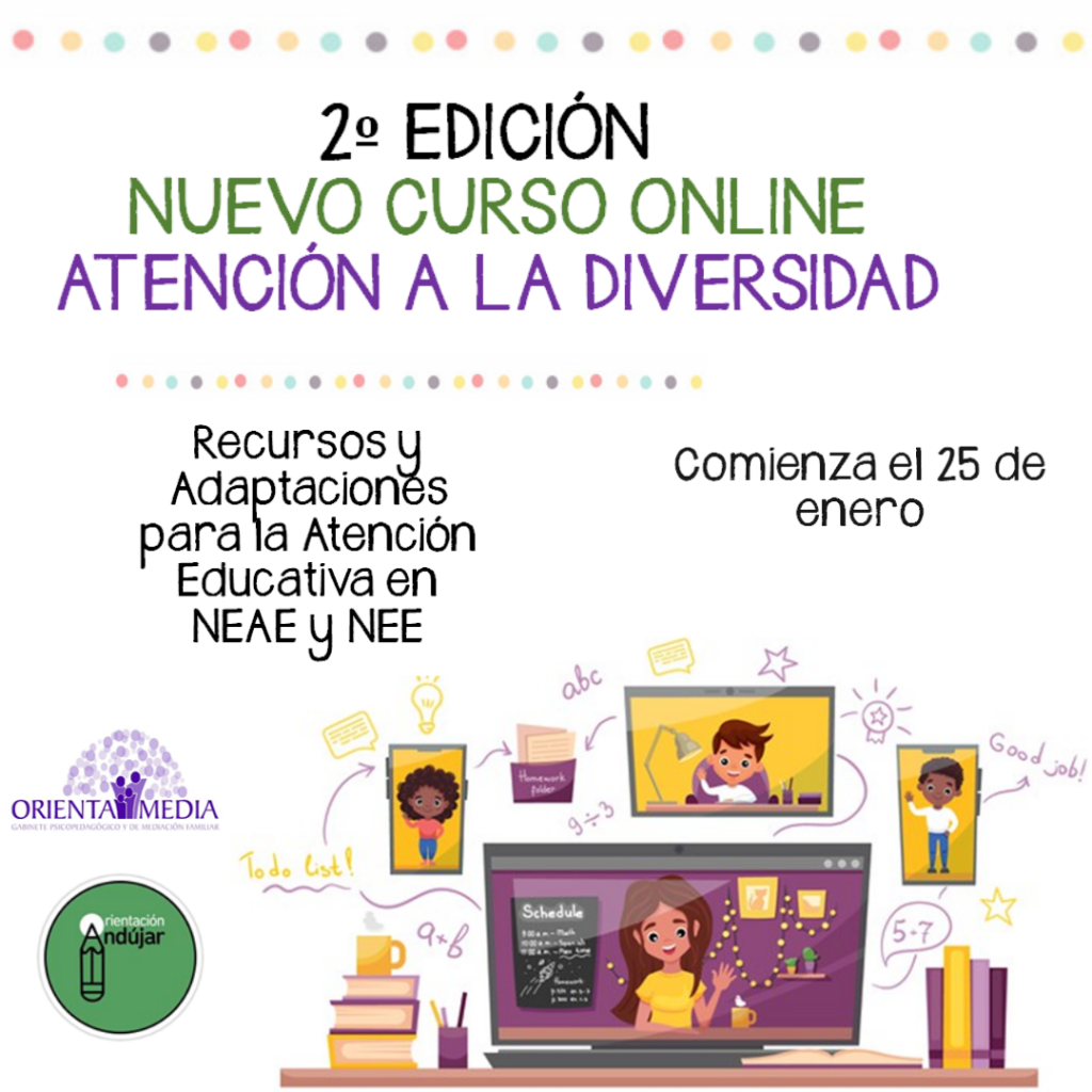 Van quedando pocas plazas para el curso de recursos y adaptaciones para alumnos NEAE. ¿Porqué matricularme? . 1️⃣ Curso muy practico y totalmente aplicable al aula. Por un precio de […]