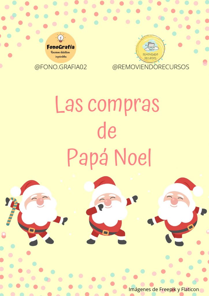 «Las compras de Papá Noel» es un material para trabajar lecto-escritura y funciones ejecutivas. Consiste en fichas con distintas actividades: 1) Lee la lista de compra y encierra los objetos. […]