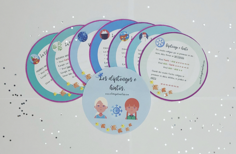 A través de ocho preciosas bolitas de nieve y una paleta de colores representativa y fiel a la temática los peques podrán estudiar los diptongos e hiatos de una manera […]