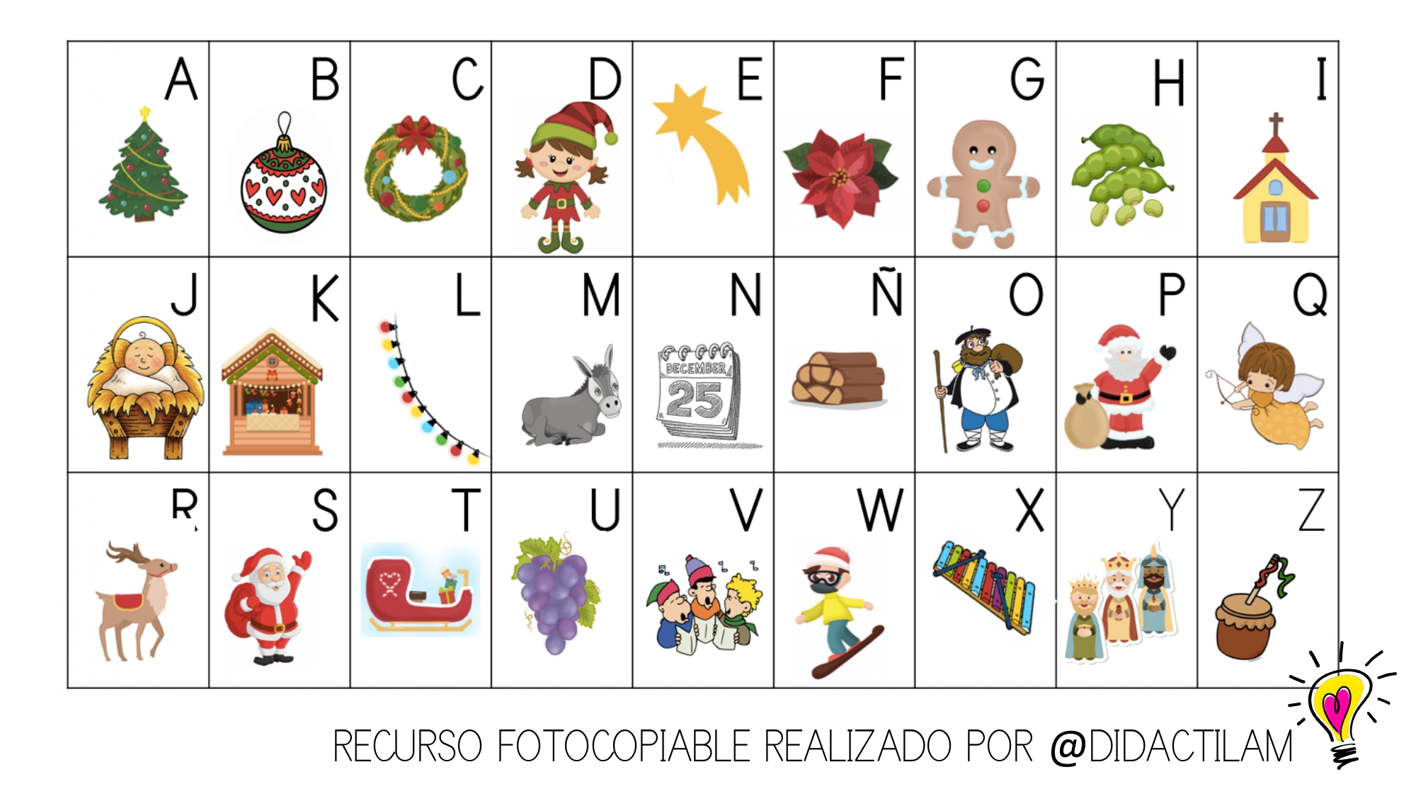 Precioso abecedario infantil minúsculas_page-0002 Orientación Andújar Educativos