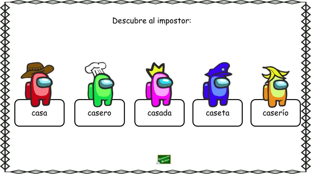 Para trabajar la conciencia semántica, un buen recurso es a través de la familia léxica; en este ejercicio hay que identificar la palabra intrusa que se ha colado en cada […]
