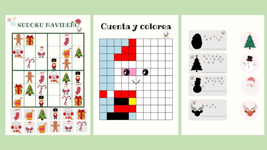 ?¡ᑕᑌᗩᗞᗴᖇᑎᝪ ᗞᗴ ᗩᑕᎢᏆᐯᏆᗞᗩᗞᗴᔑ ᑎᗩᐯᏆᗞᗴᑎ̃ᗩᔑ ᏀᖇᗩᎢᑌᏆᎢᝪ!? Hoy les traemos un recurso educativo que nos hacía mucha ilusión compartir con ustedes? ?Un cuaderno de actividades (sudoku, Dobble, Twister, simetría, comprensión lectora…) para […]