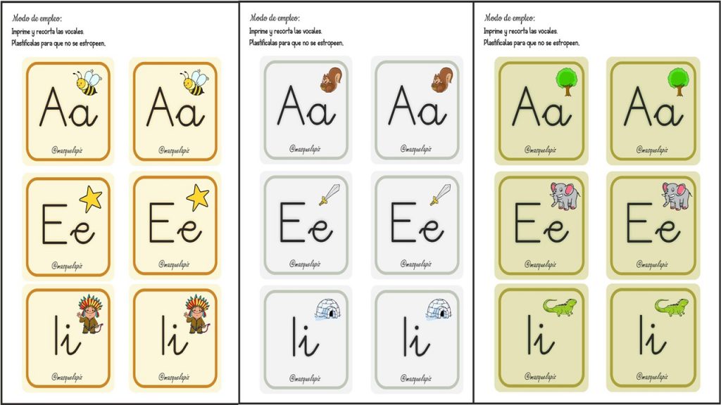 El siguiente recurso consiste en un juego en el que hay que colocar las fichas o tarjetas boca abajo (para no verlas) y en buscar parejas idénticas o bien en […]