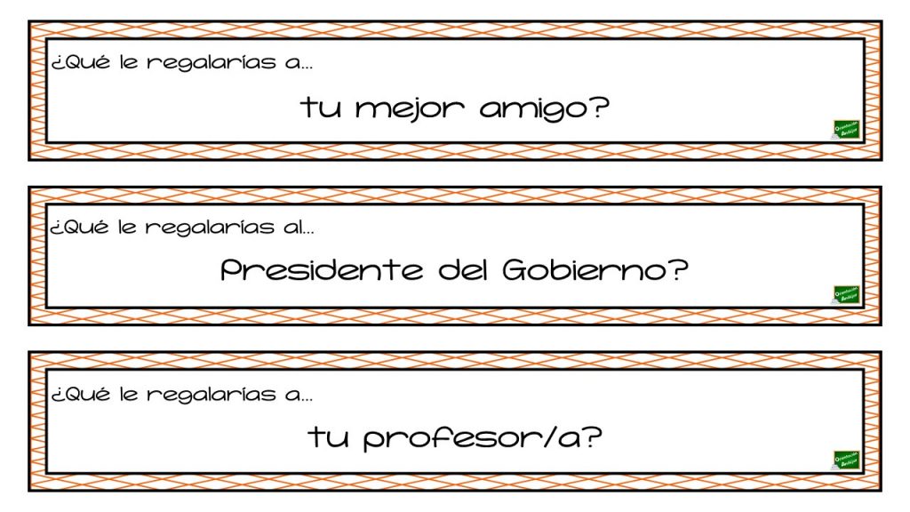 «¿Qué le regalarías a…?» es un divertido juego para trabajar el pensamiento creativo. Se trata de una colección de tarjetas en la que se propone una situación imaginaria y el […]