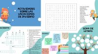   Divertidas actividades para trabajar en los primeros días de clase después de las vacaciones de invierno o vacaciones navideñas, se trata de una sopa de letras un crucigrama y […]