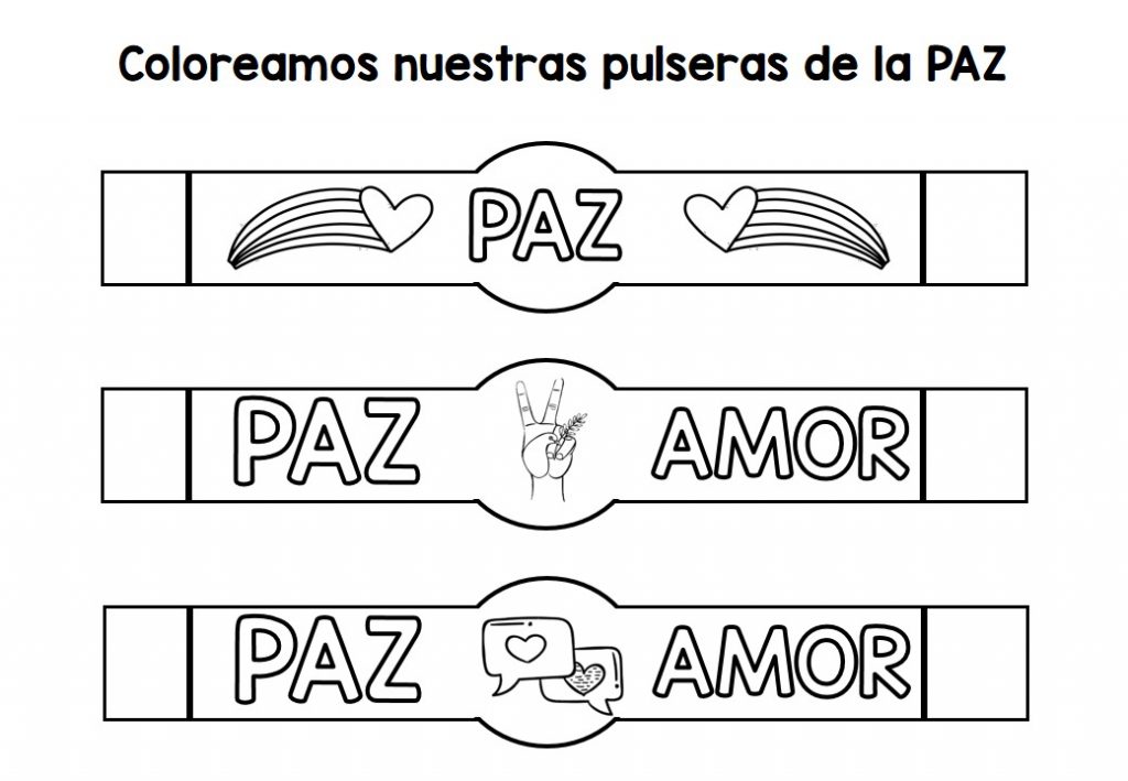 Otra de las ideas que os proponemos para trabajar en el día de la PAZ, se trata de unas bonitas pulseras para que nuestros alumnos las pinten a su gusto […]