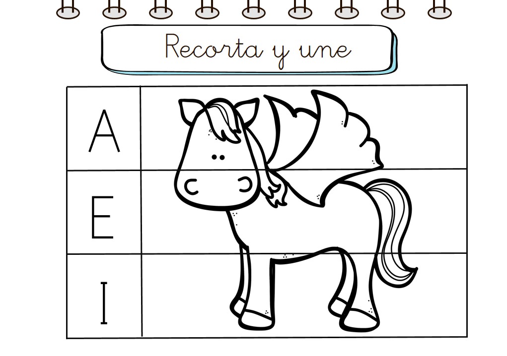 PUZZLES INVERNALES LAS VOCALES RECORTA Y PEGA (13) - Orientación ...