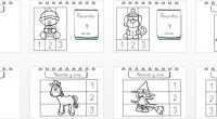   DESCARGA LOS PUZZLED EN PDF PUZZLES NUMÉRICOS INFANTIL DE INVIERNO NUMEROS RECORTA Y PEGA