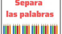 Hola de nuevo, hoy os traigo este material con el que nuestro alumnado aprenderá a separar las palabras de una frase.