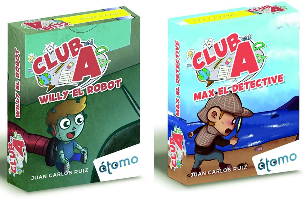 Pack 2 Juegos Club A. MAX el Detective y Willy el Robot