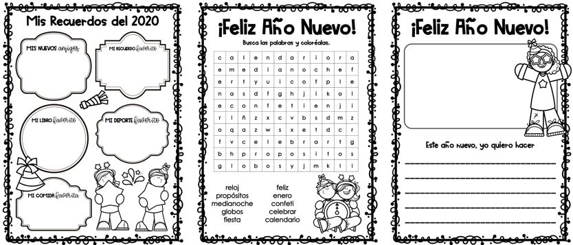 DESCARGA EL CUADERNO EN PDF CUADERNILLO_AÑO NUEVO fuente: https://www.facebook.com/Creaciones-B
