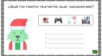 A continuación, os presento este divertido juego en el que nuestros peques deben averiguar que ha hecho cada personaje navideño durante sus vacaciones. Para ello, se tienen que fijas en […]