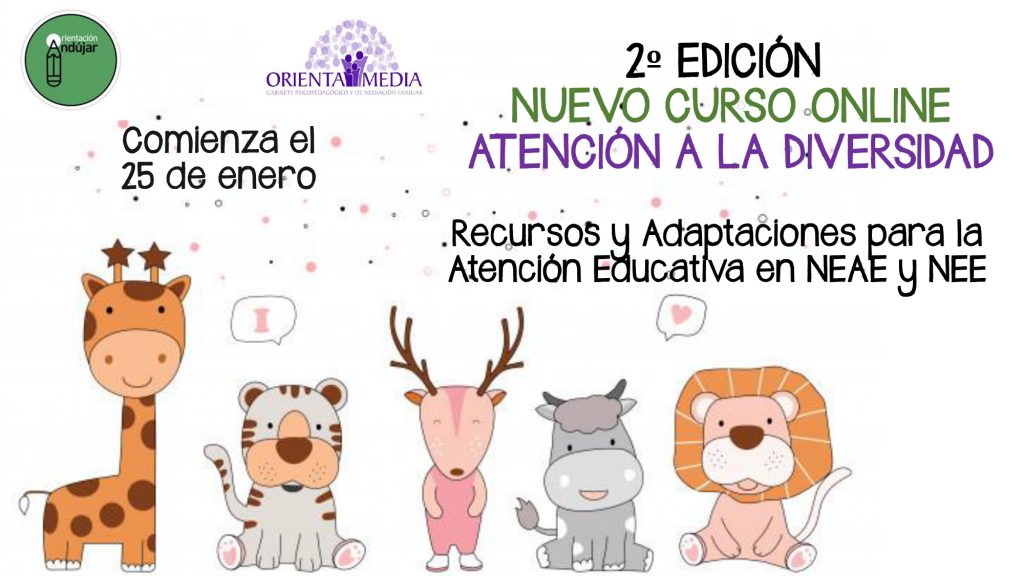 Aquí os presento, con una imagen más renovada, la segunda edición del curso 100 % online que tanto gustó en abril sobre Atención a la Diversidad. Ya hemos formado a […]