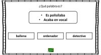 En la siguiente actividad vamos a trabajar el reconocimiento de palabras a través de su número de sílabas y de la letras por la que empiece o acabe. De tal […]