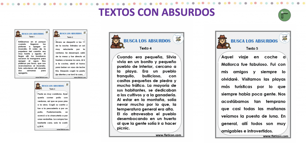 Hoy nos convertimos en detectives para buscarle la lógica a estos textos que están un poco alocados. Para ello, deben leer con atención y comprensión cada texto e identificar qué […]