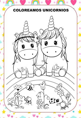 Libro para Colorear Unicornio: Lindo libro para colorear para niñas de 4 a  8 años 40 páginas para colorear para las pequeñas mentes creativas  (Paperback)