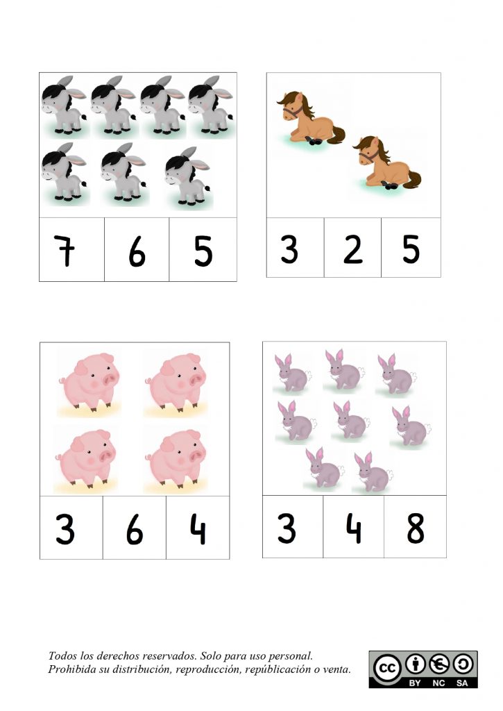 Flash card y cuaderno de trabajo especial ANIMALES DE GRANJA ...
