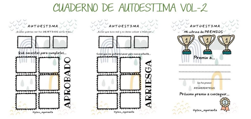 Cuaderno de autoestima vol 2   DESCARGA EL CUADERNO EN PDF Cuaderno autoestima,segunda parte AUTORÍA: @psico_mporienta