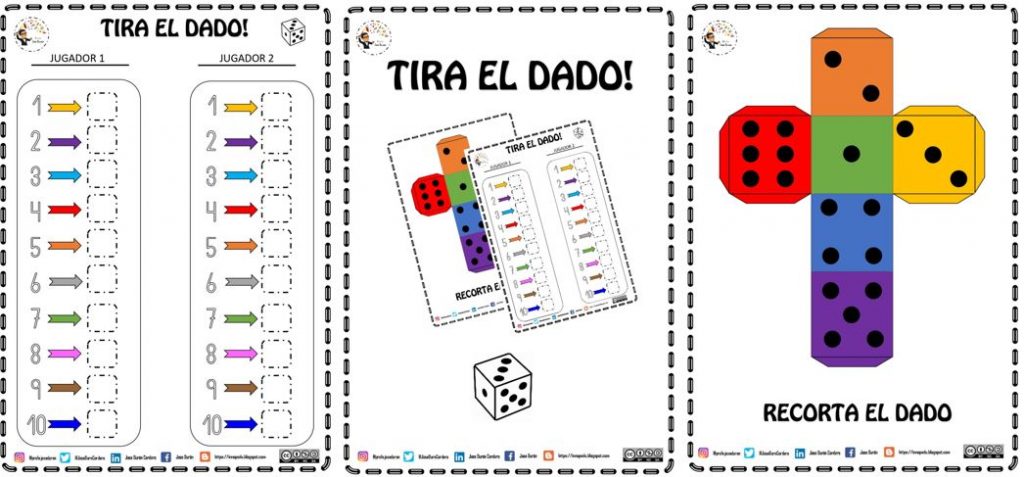 Hoy os traigo una juego muy divertido y que se puede empezar a usar acon niños de 5 años.?? El juego consiste en ir tirando un dado ? e ir […]
