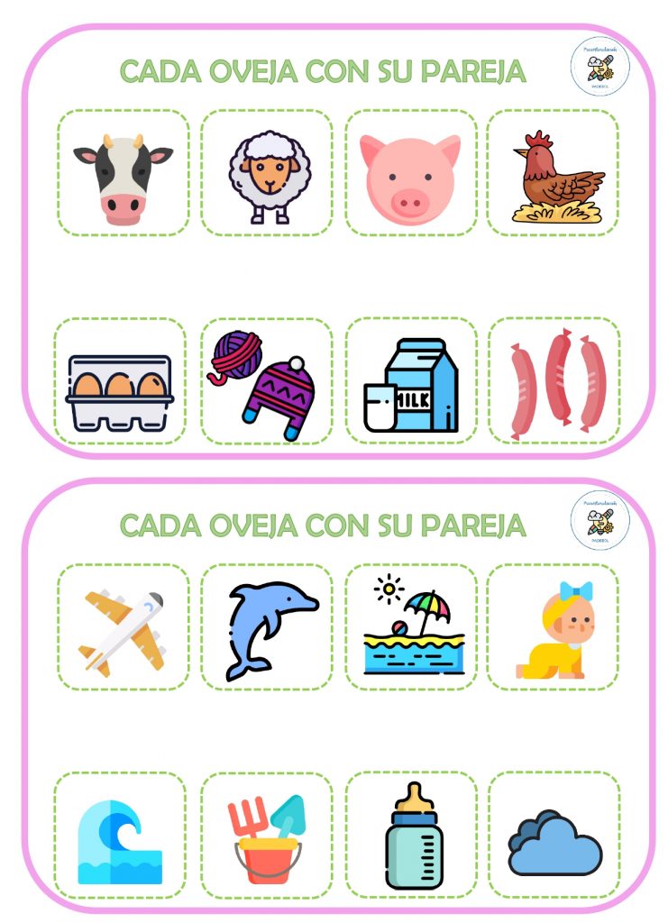 RAZONAMIENTO LÓGICO: CADA OVEJA CON SU PAREJA -Orientacion Andujar