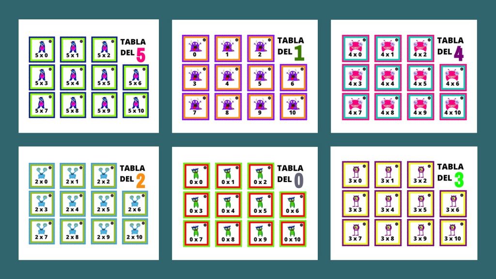 Comparto con vosotr@s once juegos de memoria para practicar las tablas de multiplicar. INSTRUCCIONES DE JUEGO ?   Imprime, recorta y plastifica las tarjetas. ?   Baraja y ponlas boca abajo. ?  […]