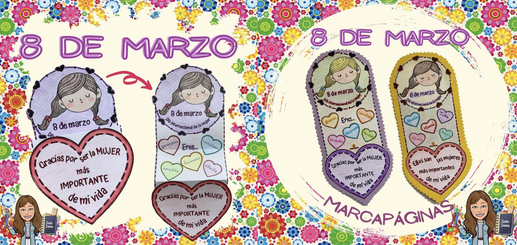 La última actividad sería esta tarjeta, que se podría usar en un mural, por ejemplo. ✨ Son los dos modelos iguales a los marcapáginas, la diferencia es que son más […]