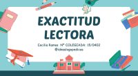 Os presentamos «Exactitud lectora» destinado a niños con problemas de lectoescritura para favorecer la ruta fonológica y la exactitud lectora. Se presentan 70 páginas con más de doscientas palabras de […]