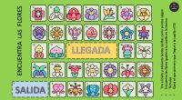 Encuentra las flores es un juego compuesto por un tablero y láminas con 4 niveles de dificultad. Los jugadores se sitúan en la casilla de salida, tiran el dado y […]