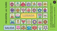 Encuentra las flores es un juego compuesto por un tablero y láminas con 4 niveles de dificultad. Los jugadores se sitúan en la casilla de salida, tiran el dado y […]