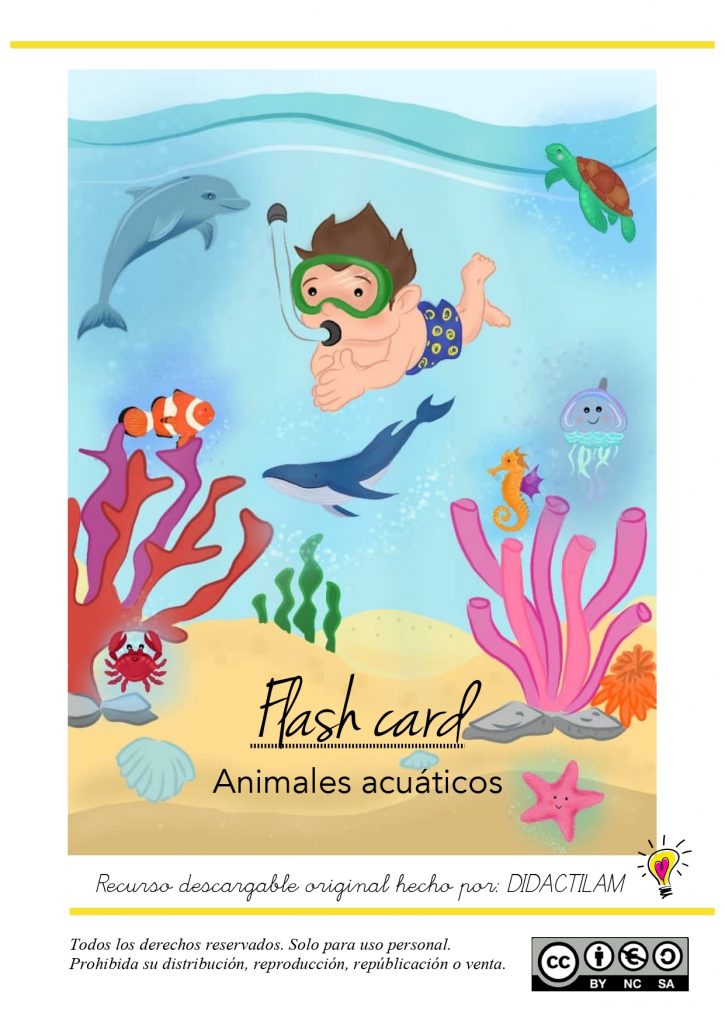 DESCARGA LAS TARJETAS EN PDF FLASCARD TARJETAS DE Animales Acuáticos Escrito por Francis Lam de @didactilam una cuenta estupenda que ha querido compartir con todos nuestros seguidores y seguidoras. https://www.instagram.com/didactilam/?hl=es
