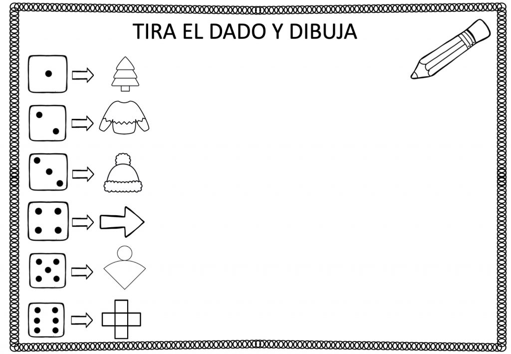 Os dejamos esta entretenida actividad en la que nuestros alumnos deben de tirar el dado y realizar un dibujo igual al que le ha tocado, los dibujos son muy sencillos […]