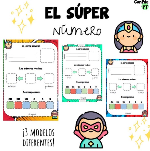 Hola a todos! ✨ El otro día compartí el recurso de la súper palabra, y hoy le toca al súper número. Os lo vuelvo a traer en versión cómic con […]