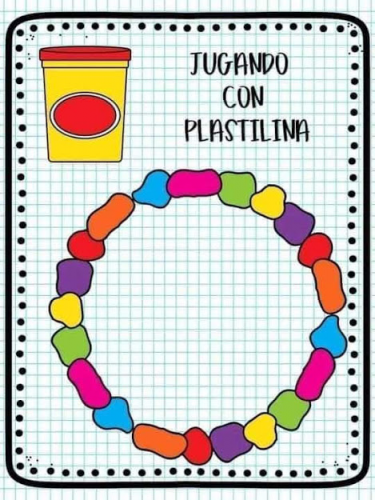 30 Plantillas Imprimibles para Jugar con Plastilina