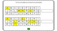 El siguiente ejercicio de trata de una tarea de lectoescritura en la que el alumno debe formar una palabra a partir de las sílabas coloreadas del abecedario. Os dejamos la […]