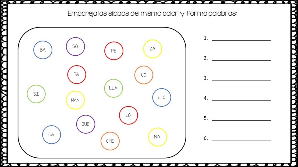 Nos ha encantado la idea de @aprenderconellos y hemos diseñado la versión digital de esta divertida actividad en la que formaremos palabras a partir de los colores. Para ello, deberán reconocer […]