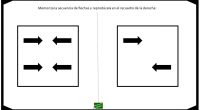 El siguiente ejercicio de memoria visual y secuencial consiste en recordar unas flechas y la posición en la que se encuentran en un recuadro para a continuación reproducirlo en otro […]