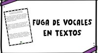 Fuga de vocales son una serie fichas, con el objetivo de desarrollar la conciencia fonológica a través de la ejercitación de la percepción de las estructuras básicas que relacionan el […]