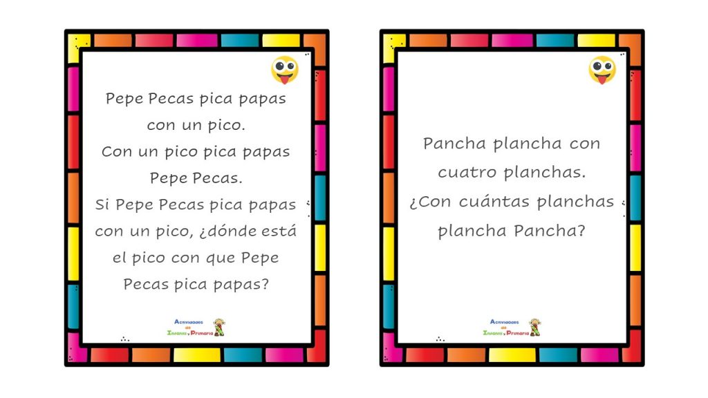 Estos tipos de trabalenguas infantiles están escritos para que los niños puedan aprender y practicar la dicción en voz alta, así como hablar sin que su lengua se trabe. La mayoría de […]