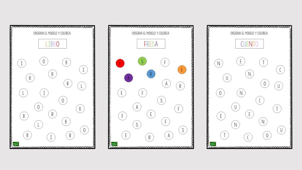 A partir de la idea de  @aprenderconellos ,hemos diseñado la versión digital de esta divertida actividad en la que tendremos que colorear las letras en función del modelo. Una actividad […]