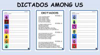 Hoy os traigo una propuesta para practicar la escritura con unos personajes que han conquistado el corazón de muchos niños y jóvenes: Among Us. DICTADOS DE AMONG US   ? Escucha la […]