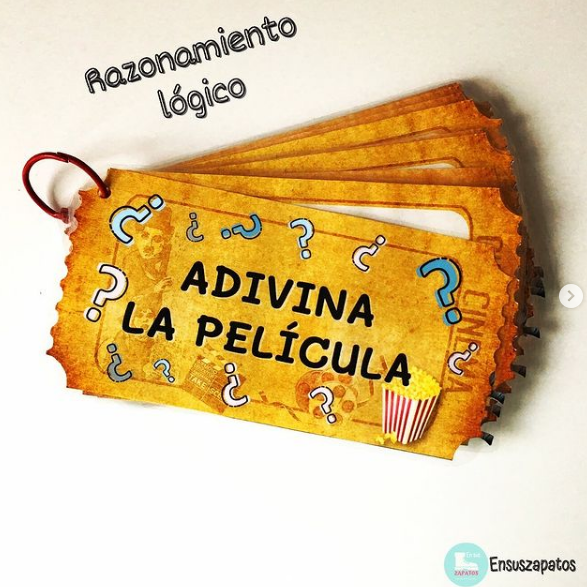Llavero para trabajar el razonamiento lógico mediante adivinanzas visuales de películas infantiles. Una idea para cuando nuestro alumno/a se las sepa todas, es desordenar el llavero y pasarlas una a una de […]