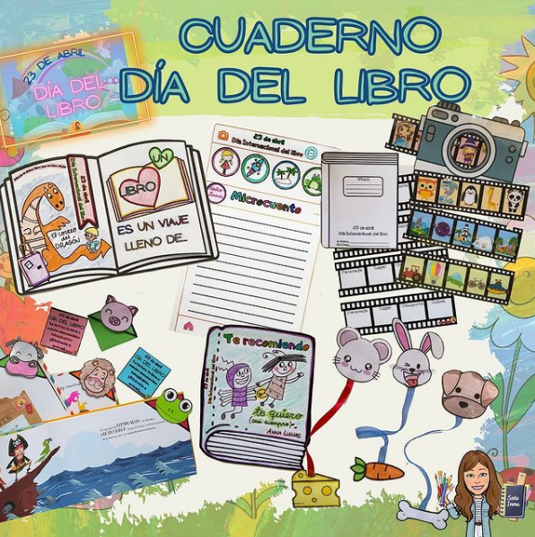 ?Cuaderno día del libro? ? ¡Buenos días! Ya está listo el cuaderno con las seis actividades para trabajar el día del libro: ? Un libro es un viaje lleno de… […]