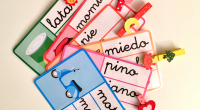 Estas tarjetas están diseñadas para trabajar durante la etapa inicial del proceso de aprendizaje de la lectoescritura. En todas las tarjetas aparece un dibujo acompañado de tres palabras sencillas con grafía similar […]
