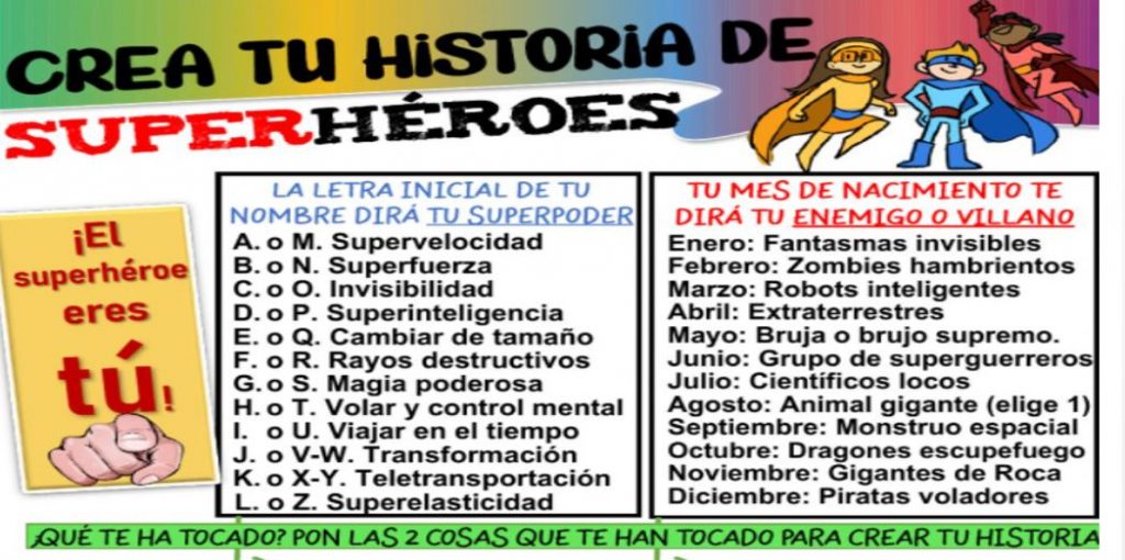Una estrategia diferente de mejorar la expresión escrita es a través de la escritura creativa. Las tareas de escritura creativa además de ejercitar la lectoescritura, potencian la imaginación y la […]