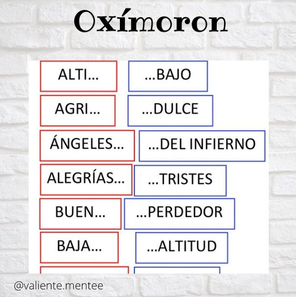 ¿Oxímoron? ?? Hoy os traigo otra actividad creada en base a otra figura retórica, el oxímoron! ? Se trata de una expresión en la que se juntan dos palabras que […]